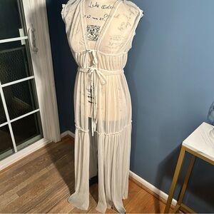 Promesa Cream Sheer Robe